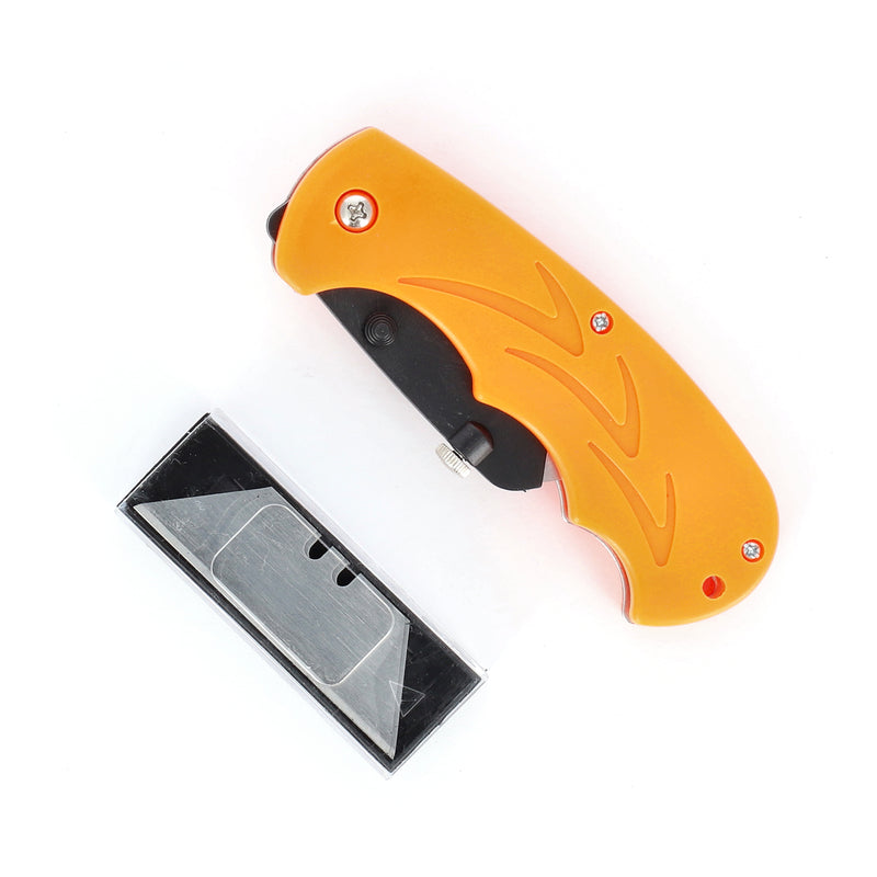 IIT FOLDING UTILITY KNIFE +5 BLADES PLASTIC BODY