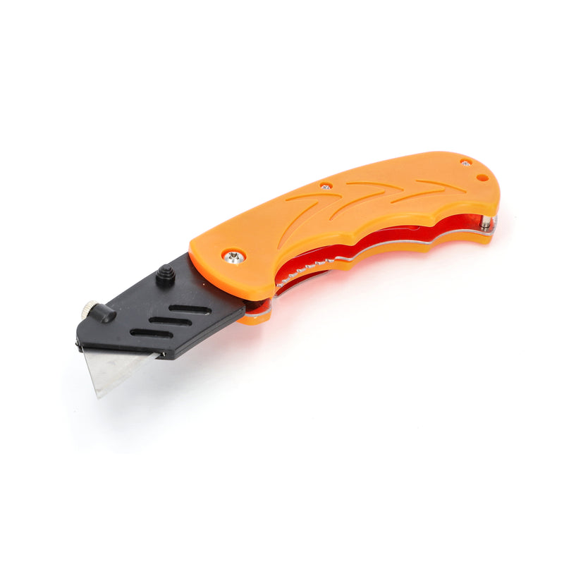 IIT FOLDING UTILITY KNIFE +5 BLADES PLASTIC BODY