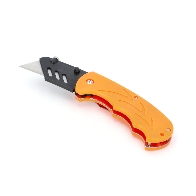 IIT FOLDING UTILITY KNIFE +5 BLADES PLASTIC BODY