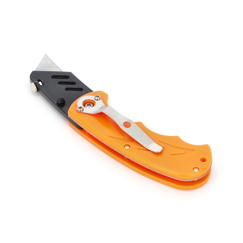 IIT FOLDING UTILITY KNIFE +5 BLADES PLASTIC BODY