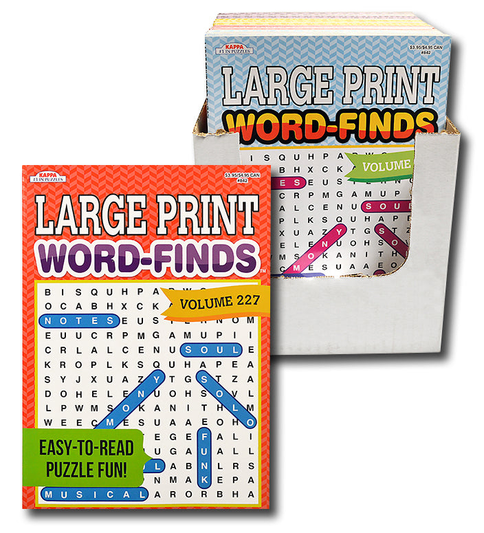 LARGE PRINT WORD FINDS 2 TITLES