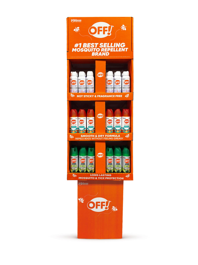 OFF DEEP WOODS & CLEAN FEEL INSECT REPELLENT SPRAY ASSORTMENT RESTRICTED