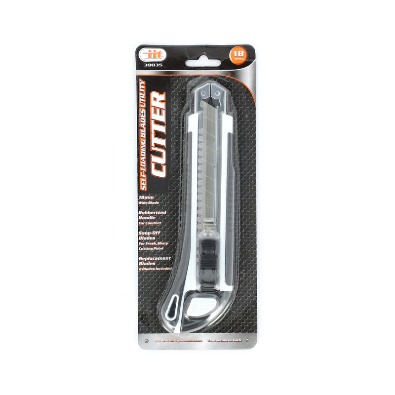 IIT 18MM SELF LOADING UTILITY KNIFE WITH 2 BLADES