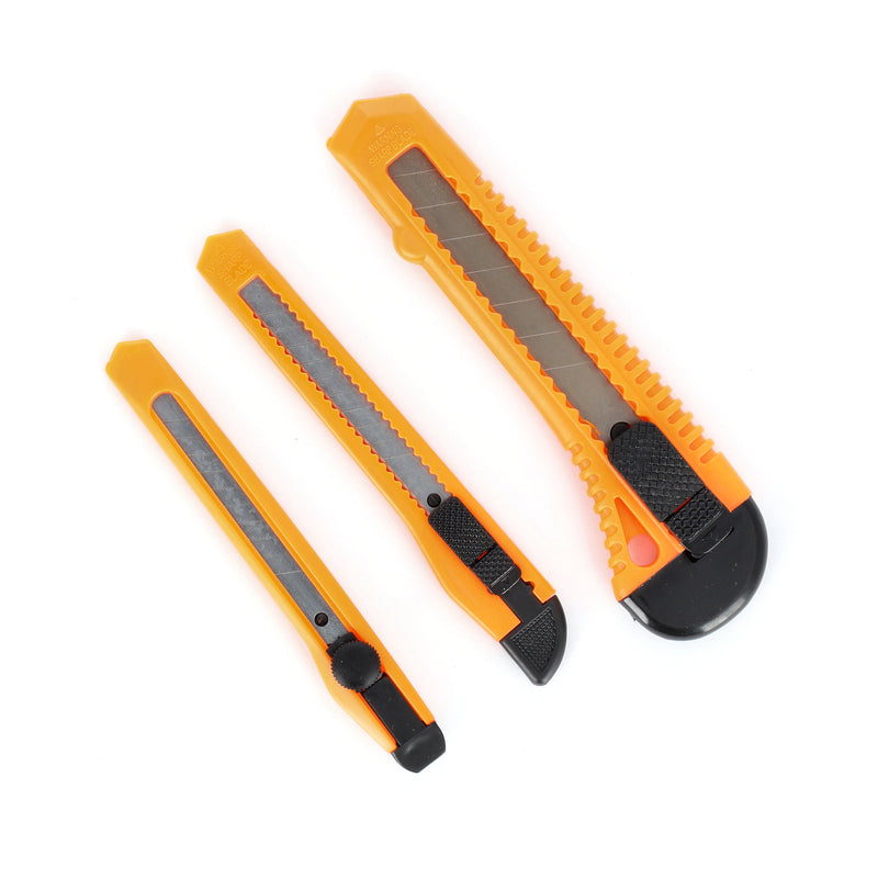 IIT 3PC PLASTIC SNAP BLADE KNIFE SET