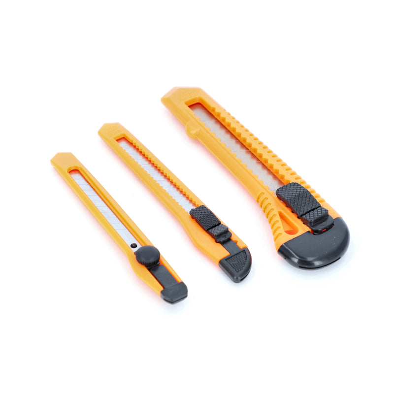 IIT 3PC PLASTIC SNAP BLADE KNIFE SET
