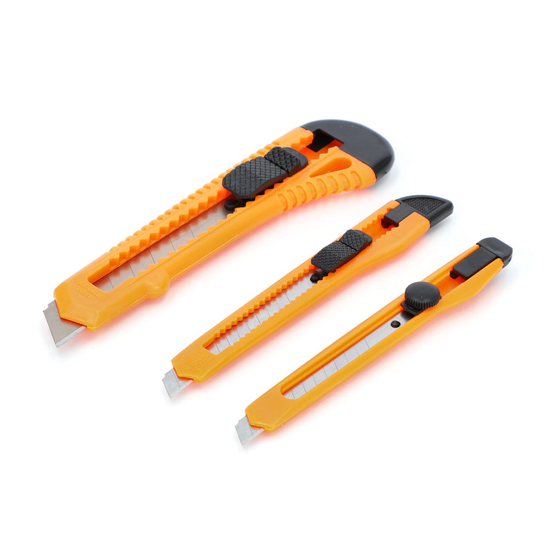IIT 3PC PLASTIC SNAP BLADE KNIFE SET