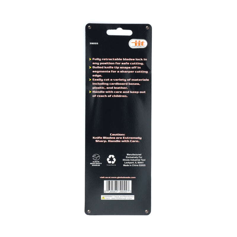 IIT 3PC PLASTIC SNAP BLADE KNIFE SET