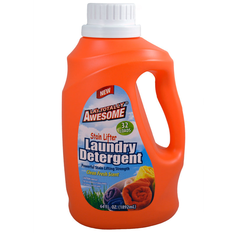 64oz AWESOME LAUNDRY DETERGENT STAIN LIFTER CLEAN FRESH SCENT