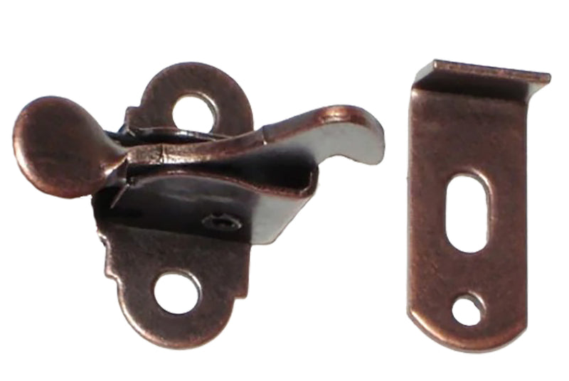 HILLMAN 5PK ELBOW CATCH WITH STRIKE SCREW BRONZE