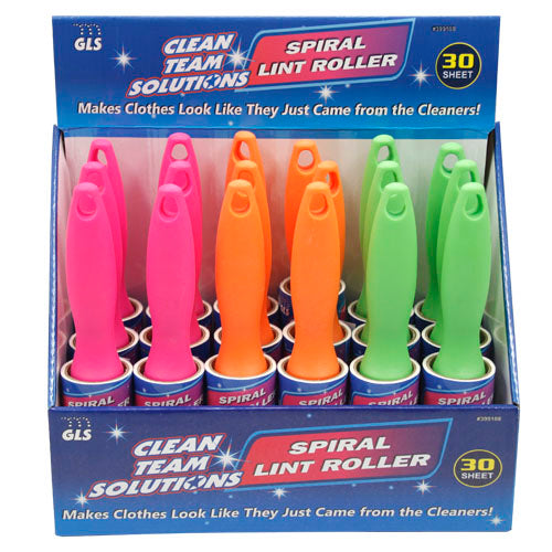 30 SHEET SPIRAL LINT ROLLER