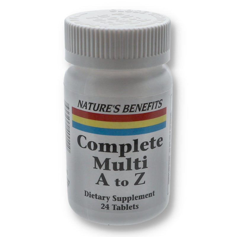 NATURES BENEFITS 24ct A-Z COMPLETE MULTI VITAMINS