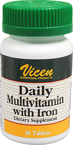 VICEN 30ct DAILY MULTI VITAMIN w/IRON