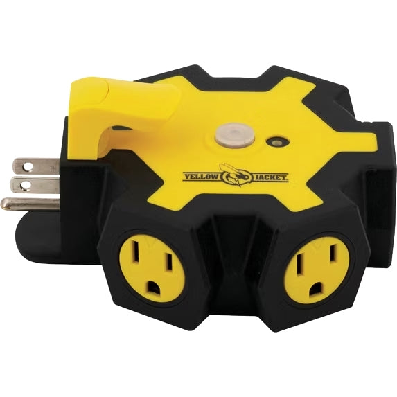 YELLOW JACKET FIVE OUTLET POWER ADAPTER INDOOR-OUTDOOR