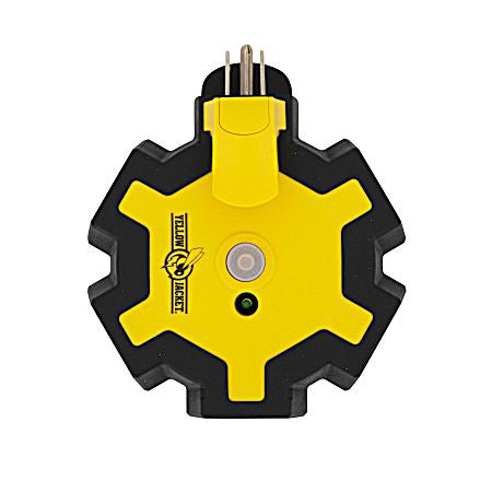 YELLOW JACKET FIVE OUTLET POWER ADAPTER INDOOR-OUTDOOR