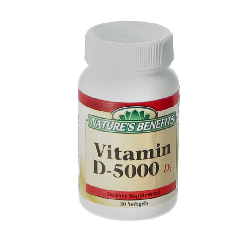 NATURES BENEFIT VITAMIN D SODFTGEL 24CT
