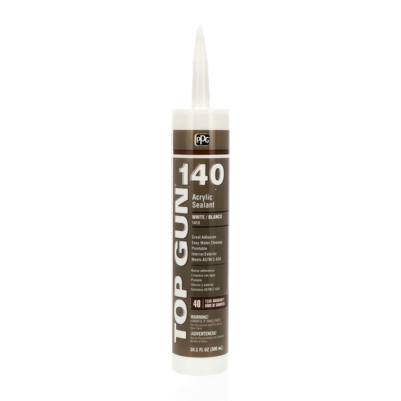PPG TOP GUN 140 10.1OZ ACRYLIUC SEALANT -WHITE RESTRICTED SALES