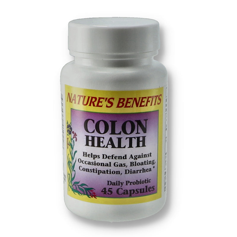 NATURES BENEFIT 45ct COLON HEALTH CAPSULES