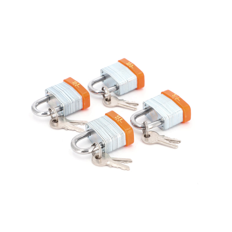IIT 4pc 1-1/4'' LAMINATED PADLOCK KEYED ALIKE