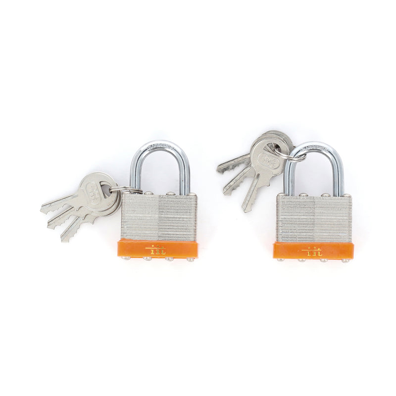 IIT 2pc 1-1/2'' LAMINATED PADLOCK KEYED ALIKE