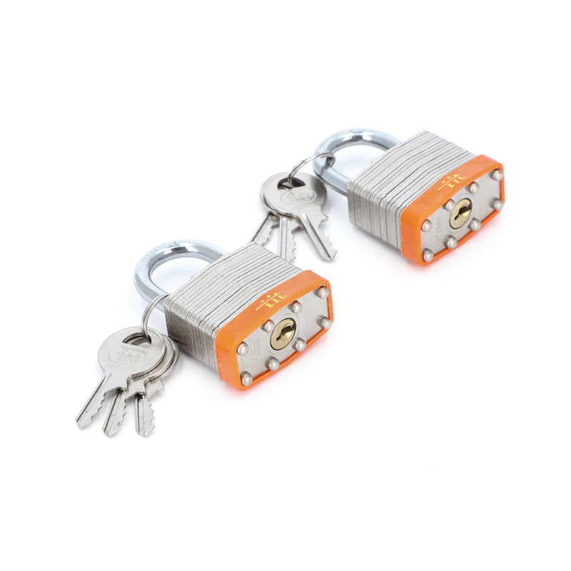 IIT 2pc 1-1/2'' LAMINATED PADLOCK KEYED ALIKE