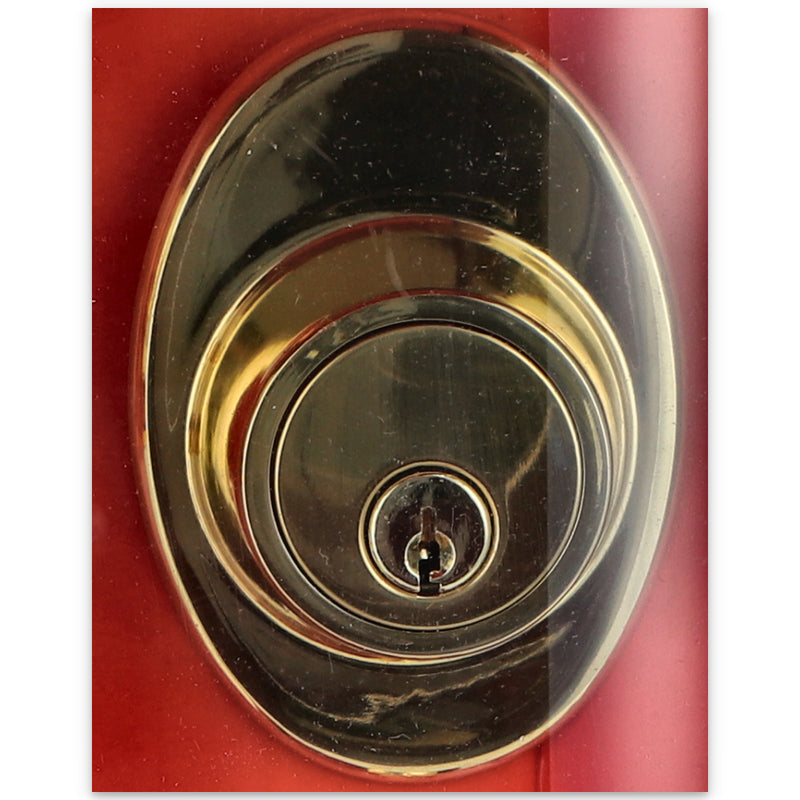 PITCHER HANDLE LOCKSET POLISHED BRASS