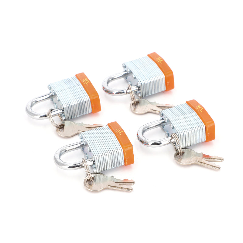 IIT 4pc 1-1/2'' LAMINATED PADLOCK KEYED ALIKE