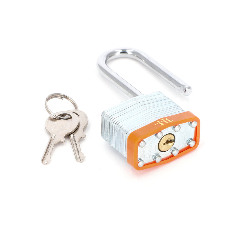 IIT 3pc 1.5'' LAMINATED PADLOCK LONG SHANK KEYED ALIKE