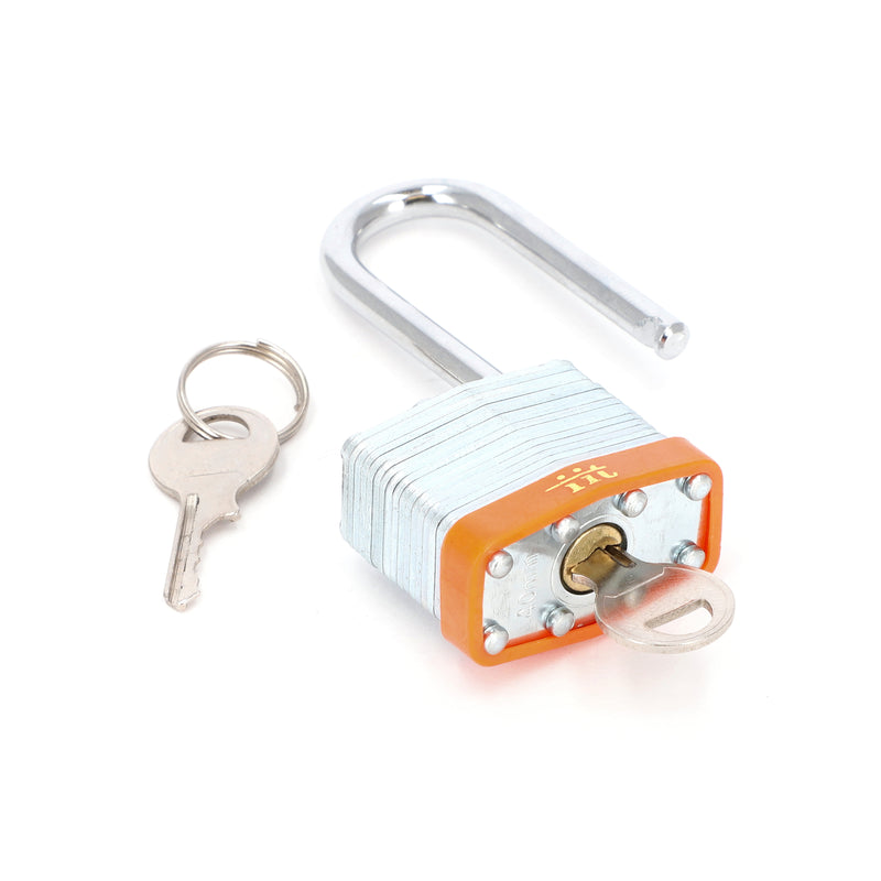 IIT 3pc 1.5'' LAMINATED PADLOCK LONG SHANK KEYED ALIKE