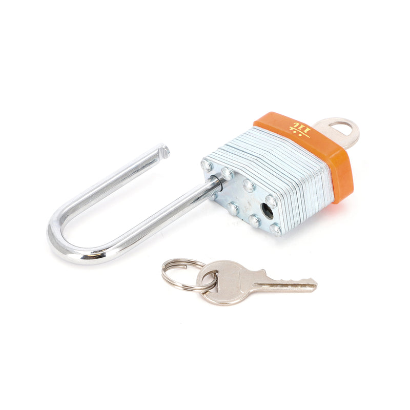 IIT 3pc 1.5'' LAMINATED PADLOCK LONG SHANK KEYED ALIKE