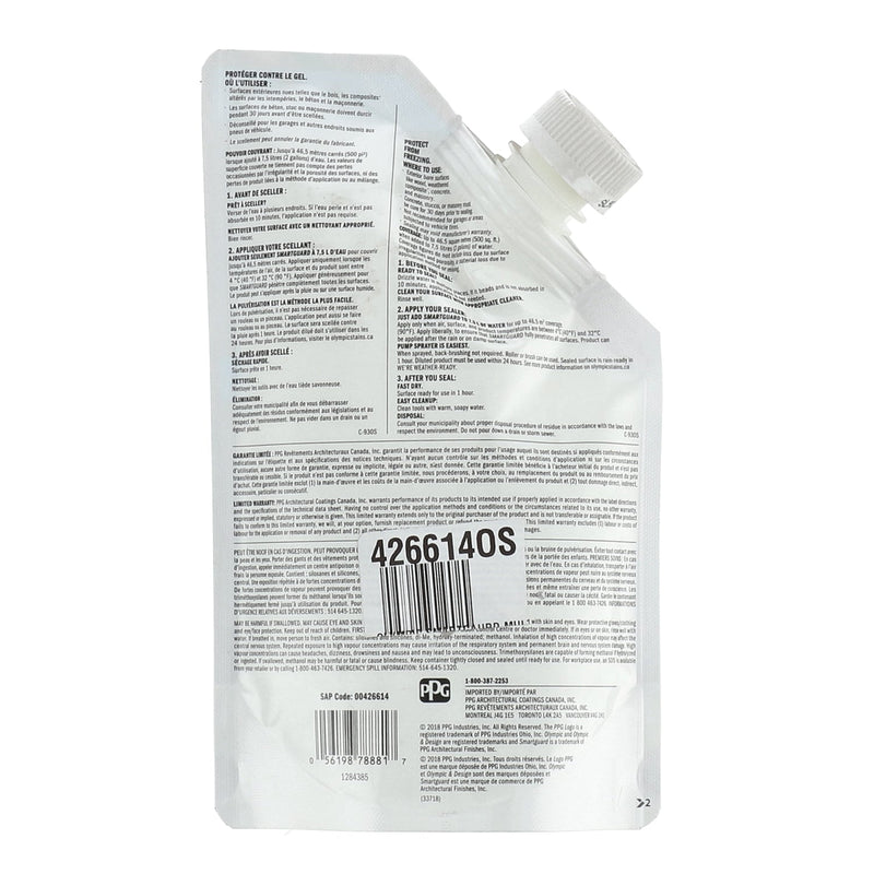 OLYMPIC 15OZ SMARTGUARD CLEAR MULTI-SURFACESPRAY SEALER CONCETRATED ENG/FR