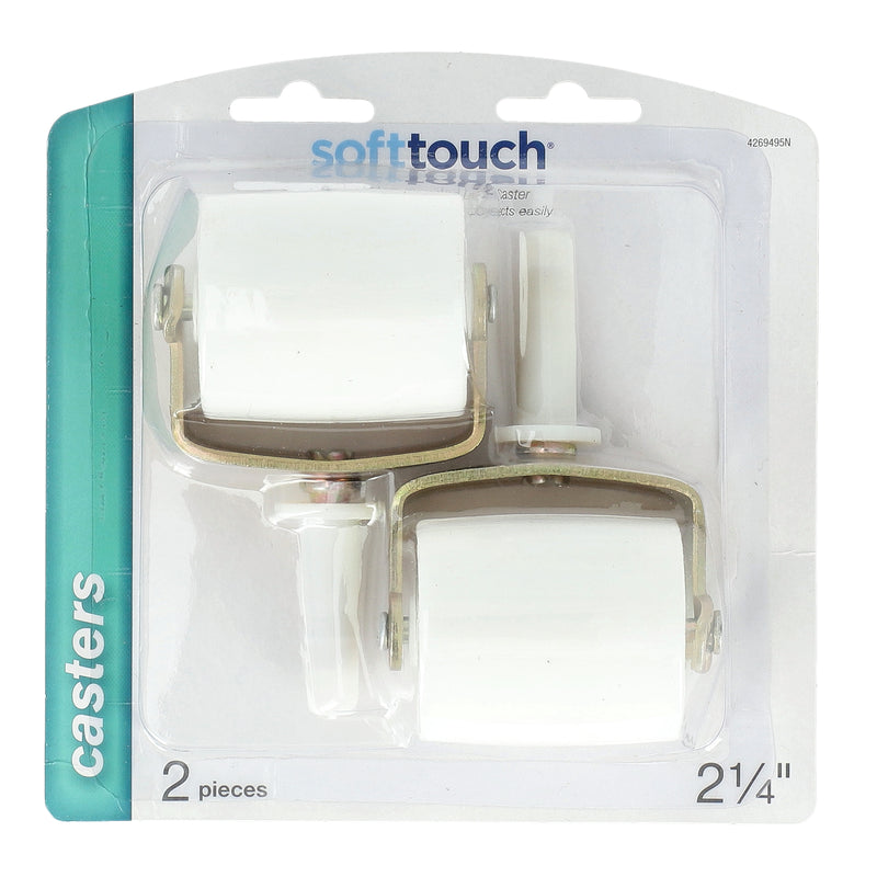 SOFT TOUCH 2PC 2-1/4''  BED CASTERS