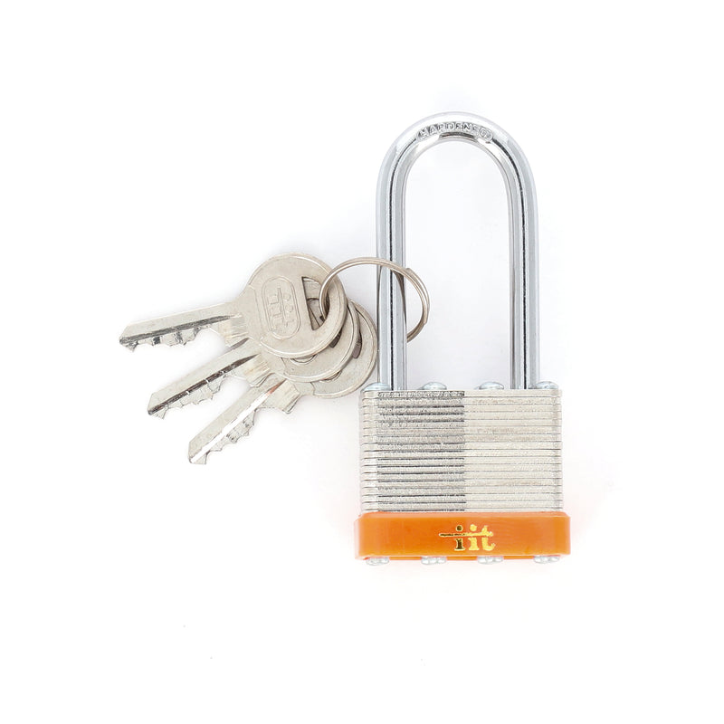 IIT 1-1/2'' LAMINATED PADLOCK LONG SHANK