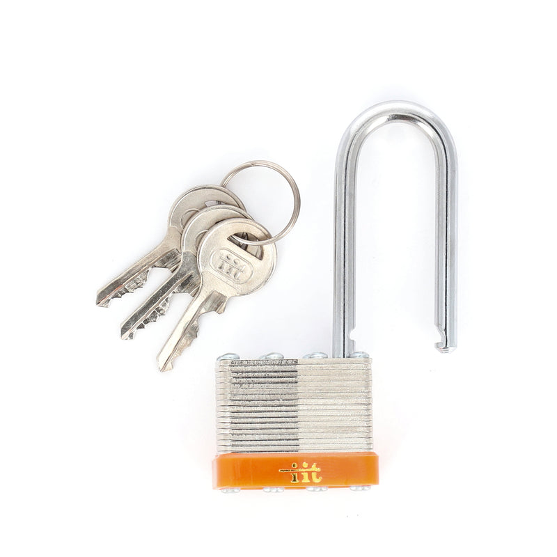 IIT 1-1/2'' LAMINATED PADLOCK LONG SHANK