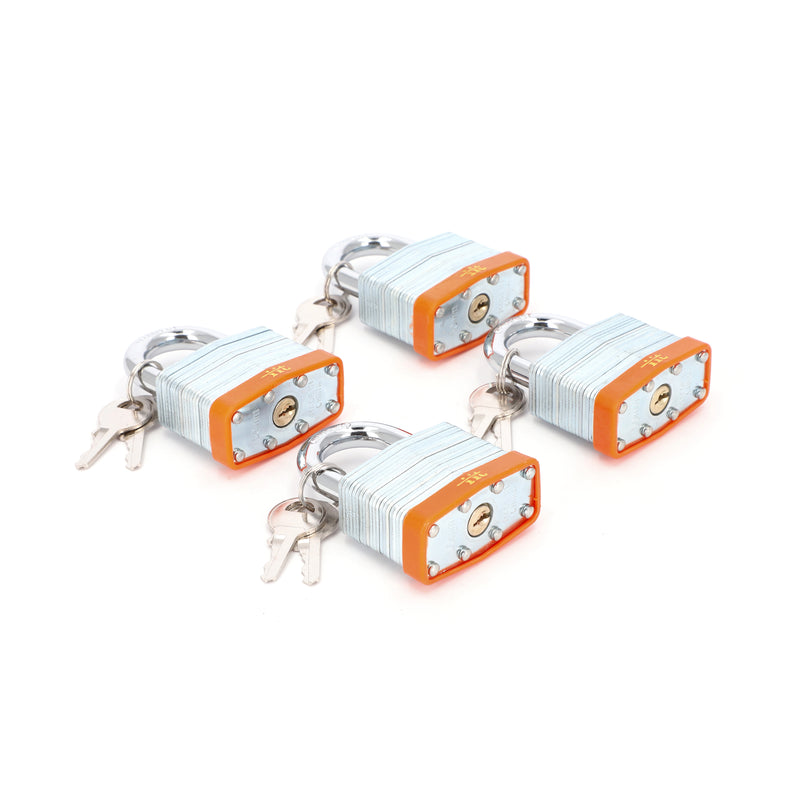 IIT 4pc 2'' LAMINATED PADLOCK KEYED ALIKE