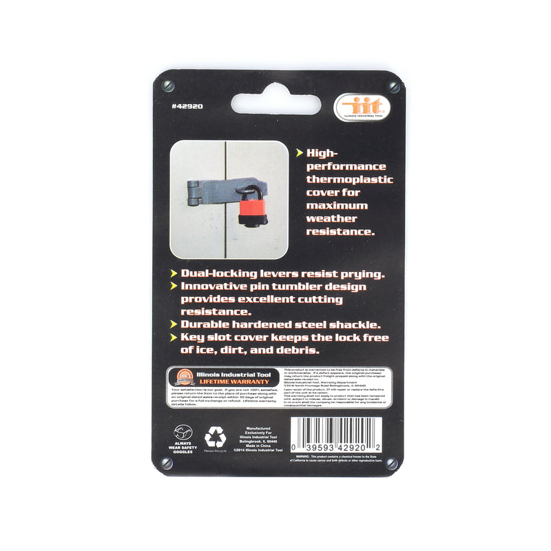 IIT 1-1/2'' WATERPROOF PADLOCK