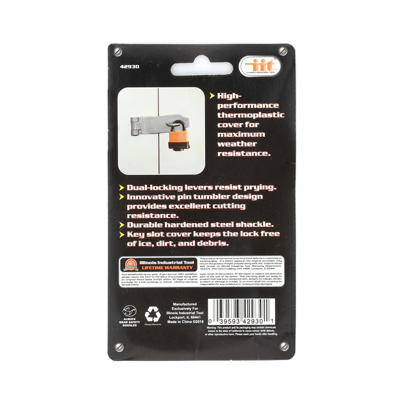 IIT 2'' WATERPROOF PADLOCK