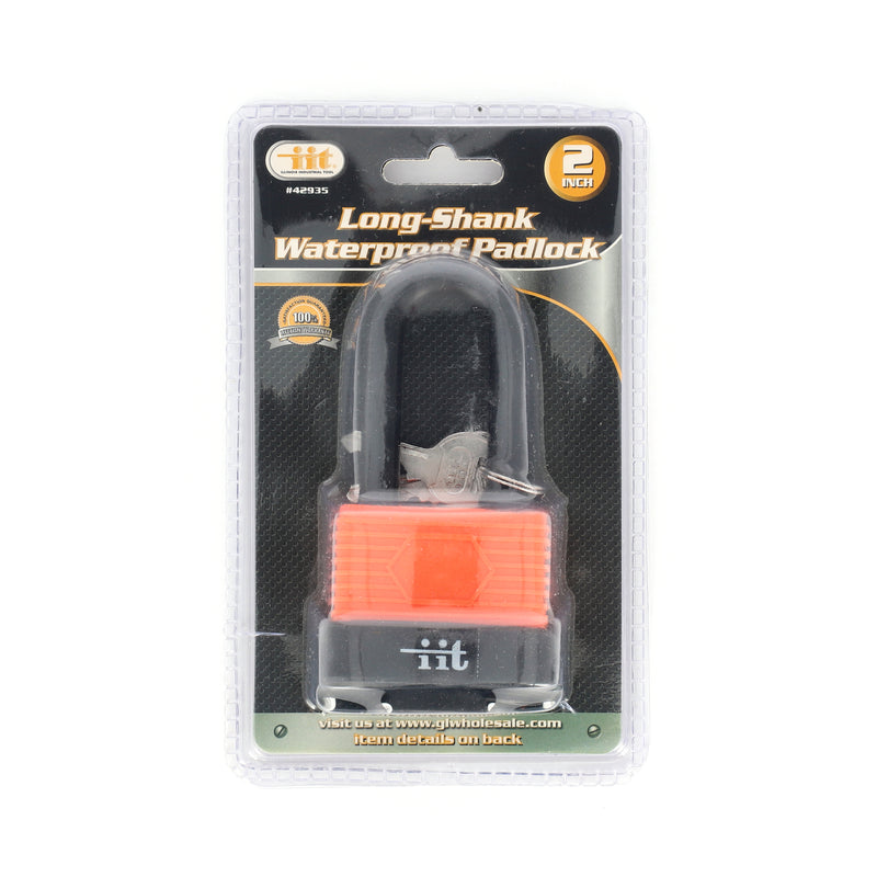 IIT 2'' WATERPROOF PADLOCK LONG SHANK