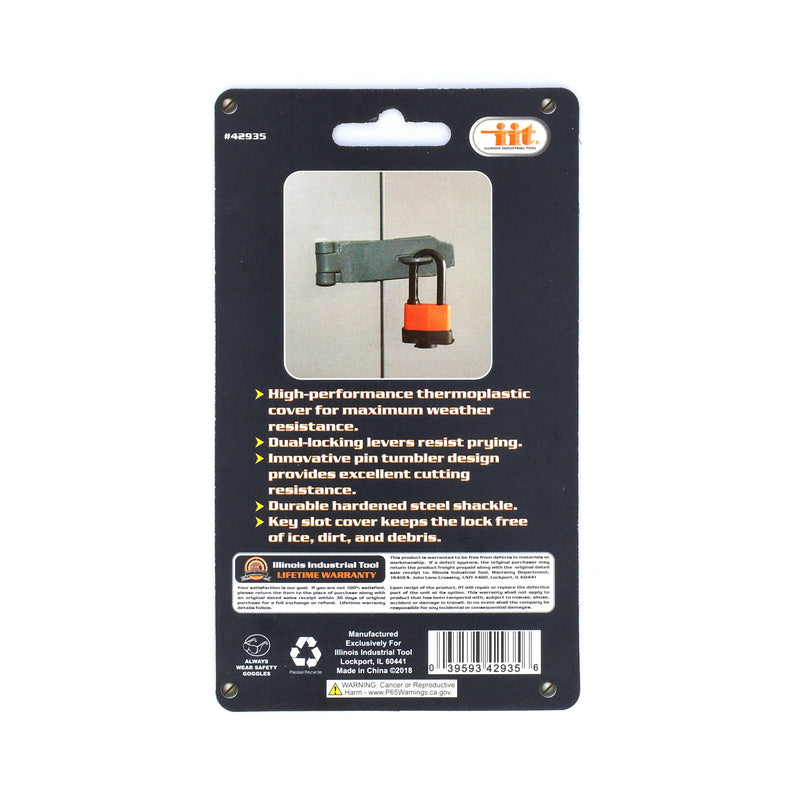 IIT 2'' WATERPROOF PADLOCK LONG SHANK