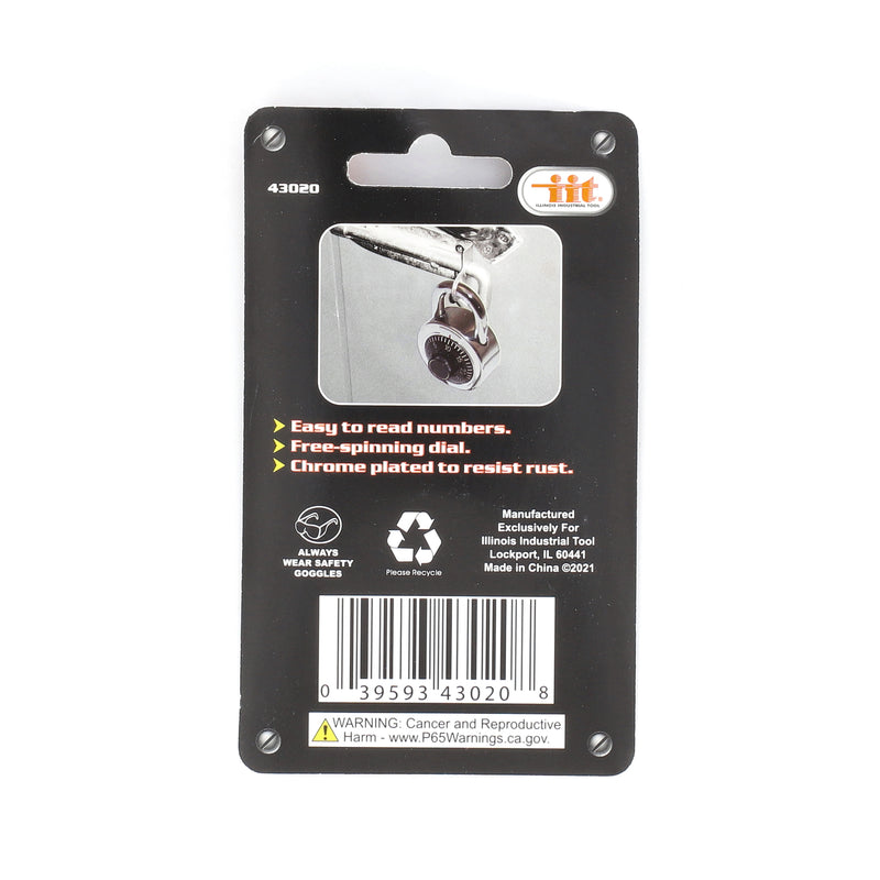 IIT 2'' COMBINATION PADLOCK