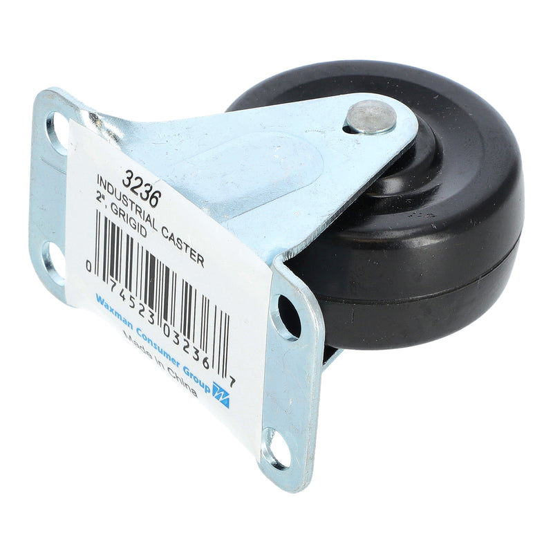 SHEPHERD 2'' HEAVY DUTY RIGID CASTER RUBBER 125LBS