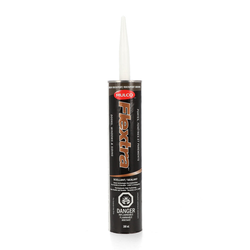 MULCO FLEXTRA 10.1OZ EXTRA FLEXIBLE EXTERIOR SEALANT-ROCKPORT BROWN RESTRICTED SALES