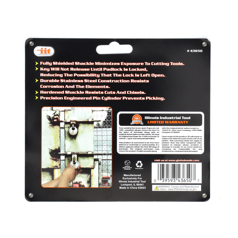 IIT 2pk 2-3/4'' DISC LOCK SET KEYED ALIKE