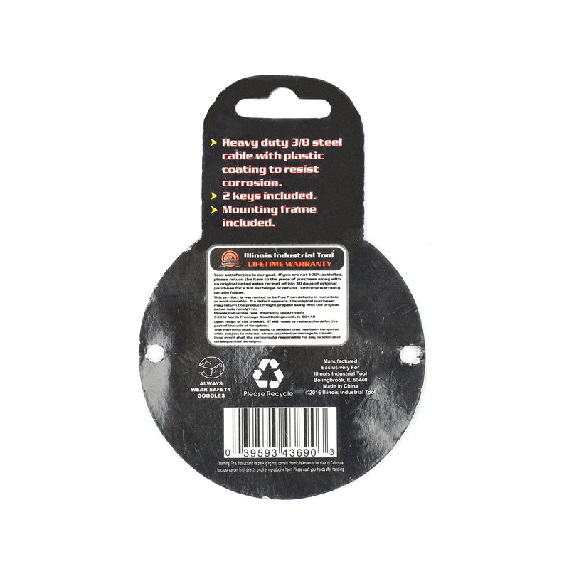 IIT 3/8 x 48'' CABLE BIKE LOCK