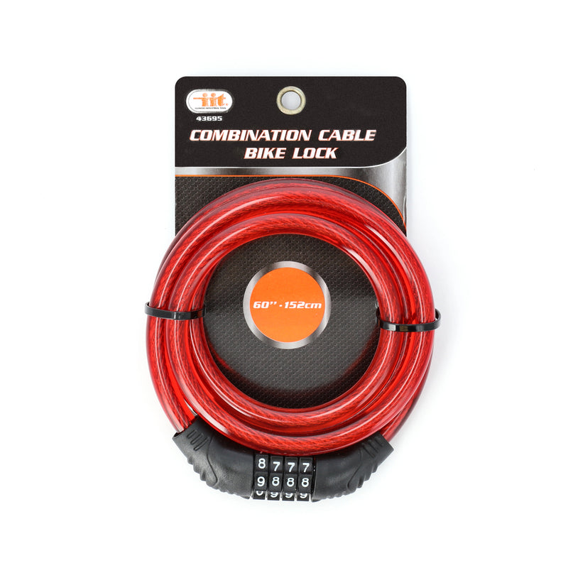 IIT 60'' BICYCLE COMBINATION CABLE LOCK