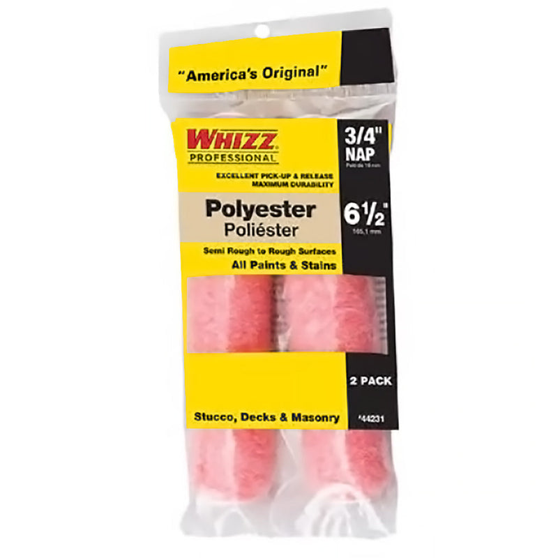 WHIZZ PRO 2PK 6-1/2''POLY ROLLER COVERS 3/8'' NAP