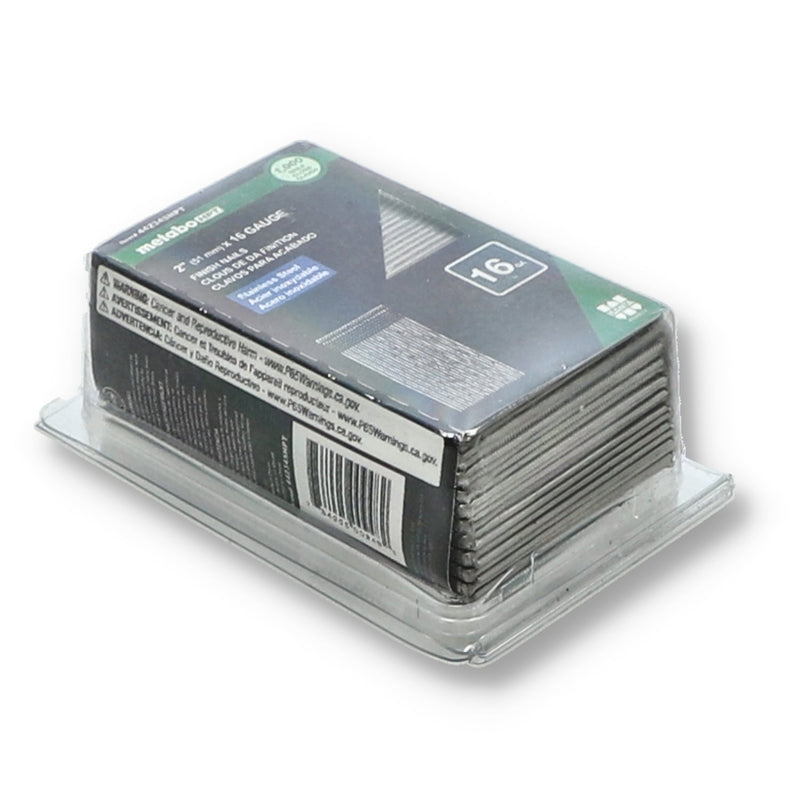 METABO HPT 1000CT STAINLESS FINISHING NAILS 2''x16 GAUGE