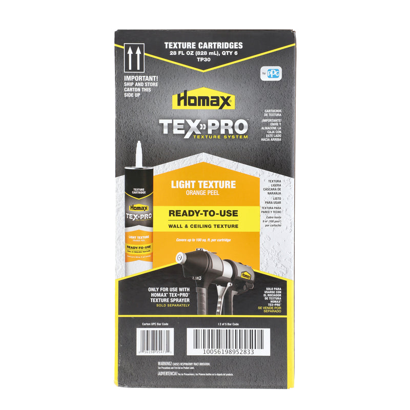 HOMAX 28OZ TEXPRO LIGHT TEXTURE CARTRIDGE ORANGE PEEL -NO BIG BOX