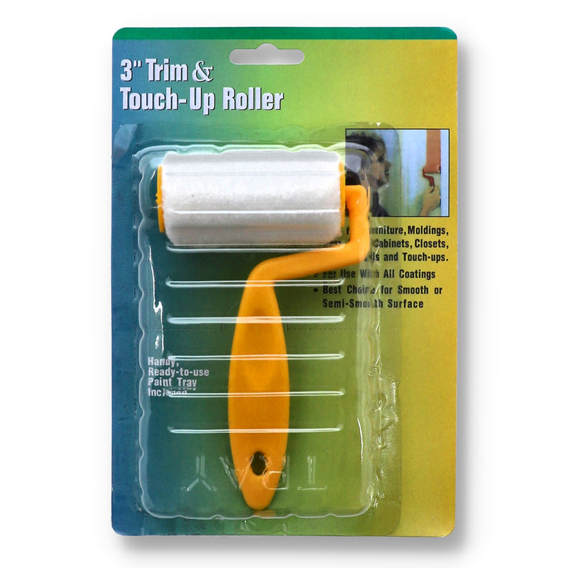 use #20710 3" TRIM & TOUCH UP ROLLER WITH PVC PAINT TRAY