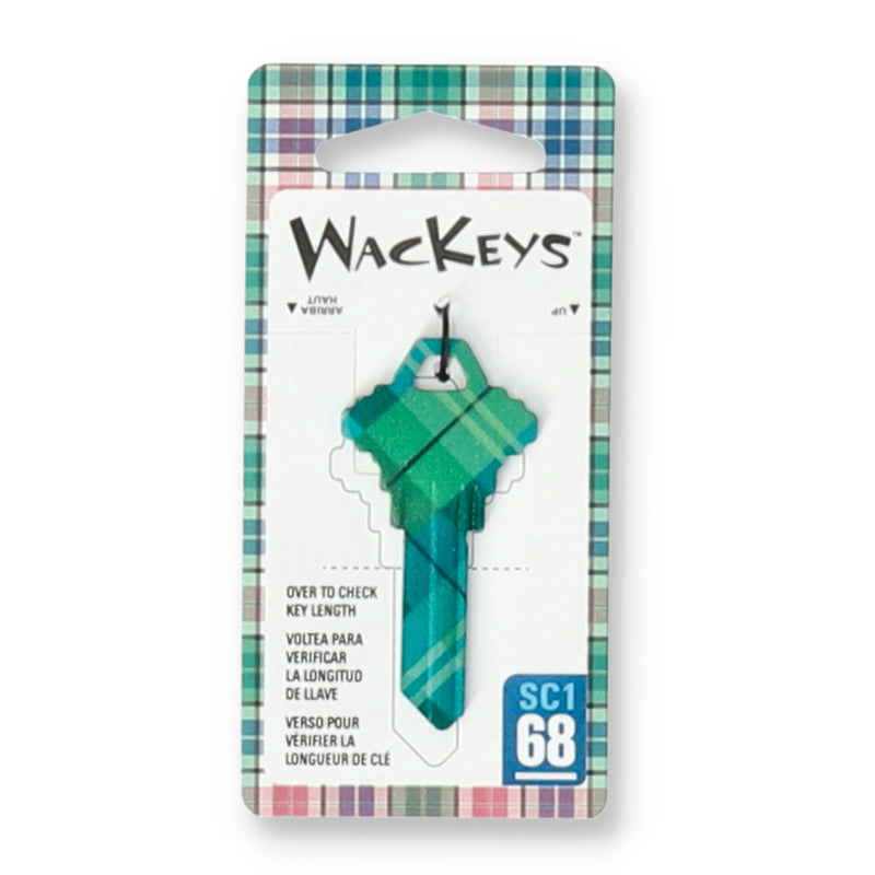 WACKEY PLAID 68-SC1 KEY BLANKS