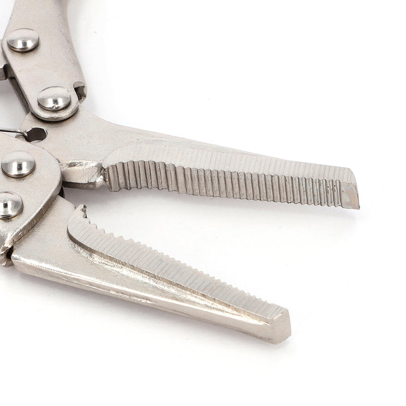 IIT 2PC LOCKING PLIERS 7'' CURVED JAW & 6-1/2'' LONG NOSE